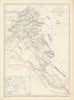 TURKEY IN ASIA EAST Armenia Kurdistan Assyria Mesopotamia Iraq. WELLER 1863 map