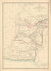 AFGHANISTAN & BELOOCHISTAN. Pakistan. Kabul Karachi Quetta. WELLER 1863 map