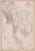 INDOCHINA. 'Burmah, Siam, Anam &c.' Singapore Penang Malacca. WELLER 1863 map