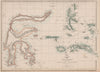 CELEBES & THE MOLUCCA ISLANDS.Dutch East Indies Sulawesi Maluku.WELLER 1863 map