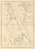 'Egypt, Nubia, Abyssinia and the Red Sea'. Nile valley & delta. WELLER 1863 map