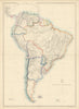 'South America'. La Plata Bolivia w/ littoral New Granada. ETTLING 1863 map
