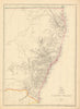 'New South Wales'  & Gold Coast/Brisbane. State map. Australia. WELLER 1863