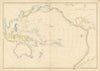 PACIFIC OCEAN Sandwich Islands/Hawaii Australia New Zealand &c. WELLER 1863 map