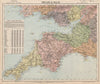 SOUTH WEST ENGLAND & SOUTH WALES. Lighthouses. Bristol Channel. LETTS 1889 map