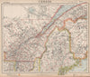QUEBEC Québec. St Lawrence lighthouses. Maine.New Brunswick.LETTS 1889 old map