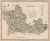 Antique county map of Berkshire by Henry Teesdale 1831 old chart