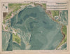 Pacific Ocean. Cables & Wireless Stations. Sections 1916 old antique map chart