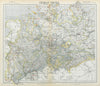 GERMAN EMPIRE. Prussian Provinces. Lighthouses. British consuls. LETTS 1883 map