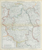 EAST EUROPE Vilnius Belarus Lithuania Grodno Podolia Minsk Kiev LETTS 1883 map