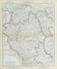 EAST EUROPE Vilnius Belarus Lithuania Grodno Podolia Minsk Kiev LETTS 1883 map