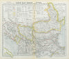 BALKANS. Wallachia Moldavia Eastern Roumelia N Greece. Railways. LETTS 1883 map
