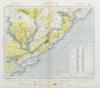 EASTERN BRITISH INDIA. Cicars Orissa. Godavery mouths. Railways. LETTS 1883 map