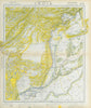 PAKISTAN & AFGHANISTAN. Punjab Beluchistan Sinde. British India. LETTS 1883 map