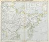 RUSSIAN FAR EAST Eastern Siberia Kamtchatka Iakoutsk Tchouktchis. LETTS 1883 map