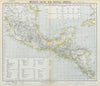SOUTHERN MEXICO & CENTRAL AMERICA. Lighthouses. Key West Yucatan. LETTS 1883 map