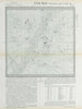 ASTRONOMY CELESTIAL Star map chart signs Summer Taurus Gemini Cancer. LETTS 1883