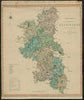 A New Map of the County of Buckingham… CHARLES SMITH 55x46cm 1801 old