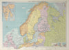Scandinavia Russia sea chart. Ports lighthouses. Arctic Ocean Bothnia 1927 map