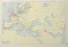 British & American Diplomatic Representation Europe Middle East Maghreb 1927 map