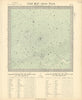 ASTRONOMY CELESTIAL Star map chart South Pole Polar. LETTS 1883 old