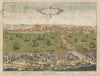 Londinum Urbs Praecipua Regni Angliae. Elizabethan pre-fire London AVELINE c1700