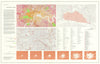 Development of London since 1815. Great Estates 1968 old vintage map chart
