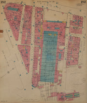 GOAD MAP.WC2.Charing Cross Stn Northumberland Ave St Villiers Craven Strand 1946