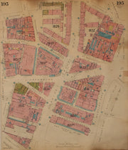 GOAD MAP.WC2.Charing Cross Rd St Martin Ln Leicester Sq Cecil Ct Chinatown 1934