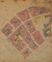 GOAD MAP.SW1 WC2.Haymarket Panton St Pall Mall Leicester Sq Irving Suffolk 1938