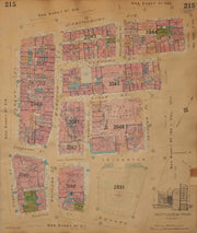 GOAD MAP.Chinatown Leicester Sq Gerrard St Wardour Shaftesbury Ave Rupert 1928