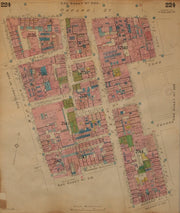 GOAD MAP.W1.Oxford St Soho Sq Wardour Dean Frith Carlisle Gt Chapel Hollen 1932
