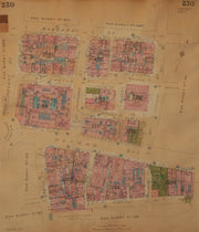 GOAD MAP.W1.Oxford Street Gt Portland Titchfield Mkt Margaret Argyll Castle 1926