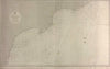 Coromandel Coast nautical sea chart. East India Company. Andhra Pradesh 1864 map