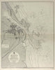 Blyth town and harbour. Admiralty nautical sea chart. Northumberland 1902 map
