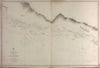 British New Guinea South Coast. Round Head. Admiralty sea chart 1880 old map