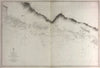 British New Guinea South Coast. Orangerie Bay. Admiralty sea chart 1880 map