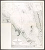 Red Sea. Jebel Teir Perim Island. Admiralty nautical sea chart. Eritrea 1930 map