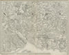 Hampshire south. Winchester Southampton. OS sheet map 63x79cm. MUDGE 1882