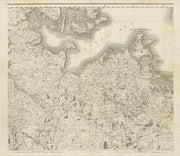 North east Germany. Schleswig-Holstein Mecklenburg-Pomerania. CHAUCHARD 1800 map