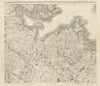 North east Germany. Schleswig-Holstein Mecklenburg-Pomerania. CHAUCHARD 1800 map
