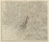 Upper Rhine Vosges Alsace Lorraine Baden N Switzerland. CHAUCHARD 1800 old map