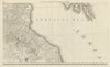 Italy East. Emilia-Romagna Le Marche N Umbria East Tuscany. CHAUCHARD 1800 map