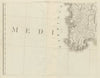 South west Sardinia. Cagliari. Gold & silver mines. Italy. CHAUCHARD 1800 map
