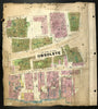 London EC4V EC4M Queen Victoria/Upper Thames St WW2 bomb damage GOAD 1928 map