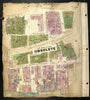 London EC4V EC4M Queen Victoria/Upper Thames St WW2 bomb damage GOAD 1928 map