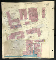London EC4V EC4M Cannon/Queen Victoria/Upper Thames Street FT GOAD 1959 map