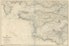 Milford Haven Pembroke Reach Pembrokeshire Wales ADMIRALTY chart 1884 (1906) map