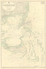 Nantucket Island Sound Cape Cod Massachusetts ADMIRALTY chart 1896 (1955) map