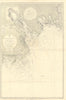 Nova Scotia Mars Head-Shut-in Island Halifax ADMIRALTY chart 1855 (1955) map